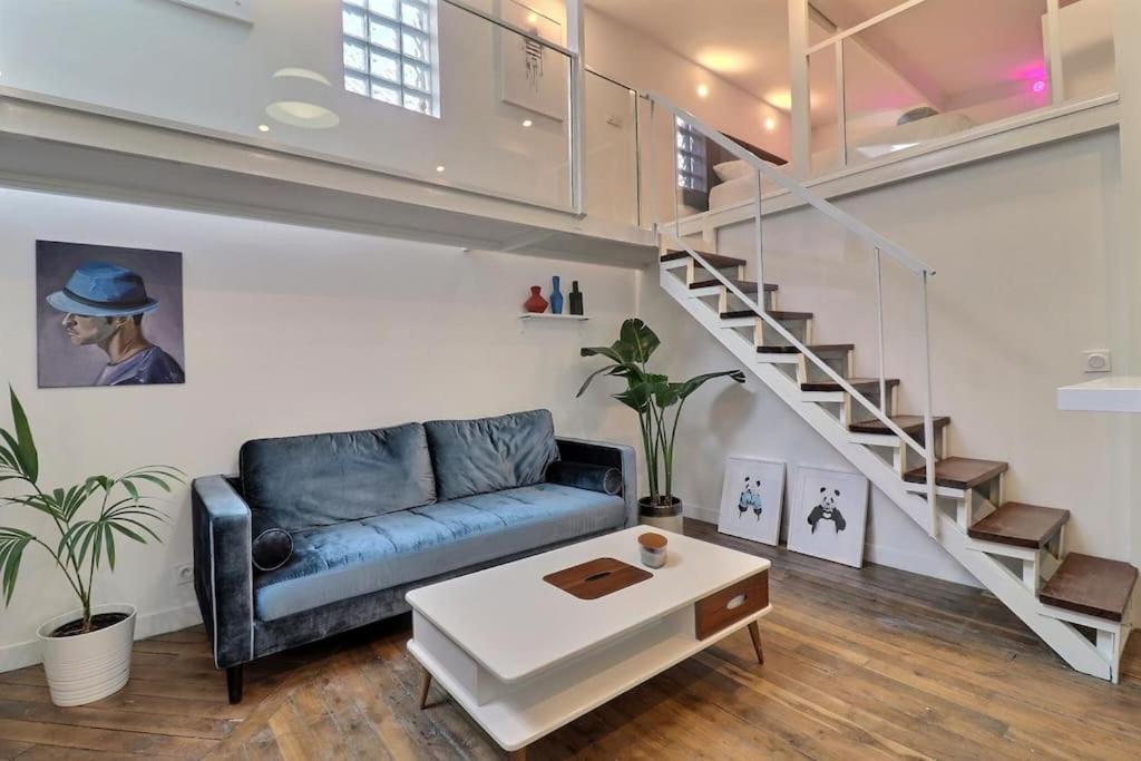 Unique Loft Apartment Located 15 Minutes From The Champs Elysees Saint-Ouen  Ngoại thất bức ảnh